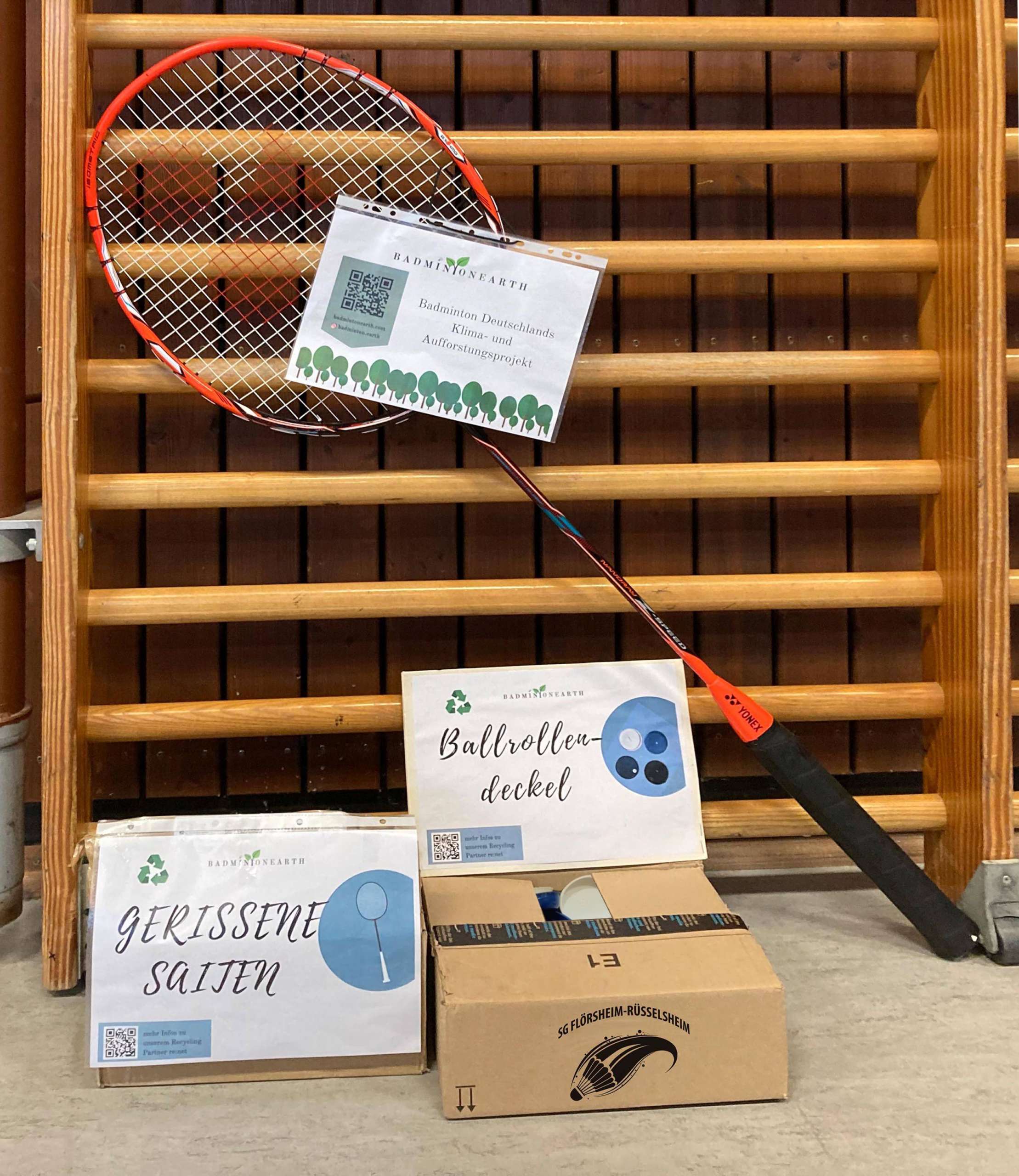 Unsere Sammelboxen für BadmintonEarth